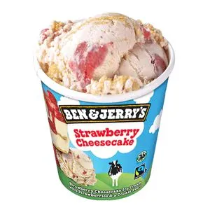TARRINA BEN & JERRY STRAWBERRY CHEESECAKE